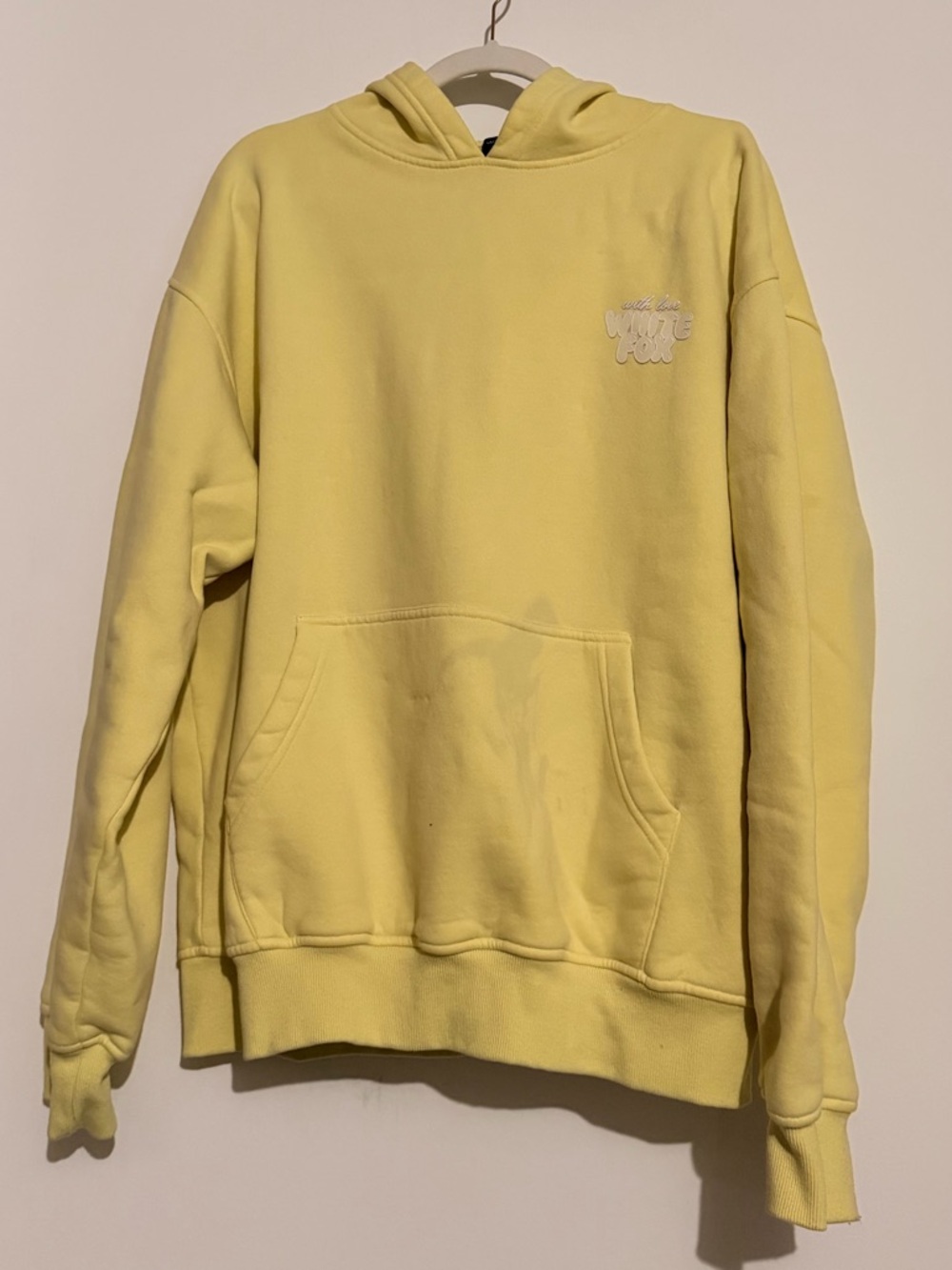 White Fox Boutique Yellow Pullover Hoodie